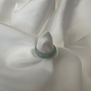 Size 5.25 // Natural Jade Ring - New/Unworn